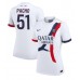 Paris Saint-Germain Willian Pacho #51 Dámské Venkovní Dres 2024-25 Krátkým Rukávem